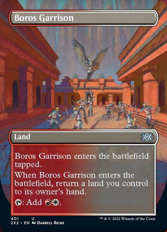 Boros Garrison (Borderless Alternate Art) [Double Masters 2022] | Exor Games Bridgewater