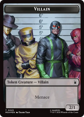 Shapeshifter (018) // Villain (025) Double-Sided Token (Surge Foil) [Marvel Super Heroes Commander Tokens] | Exor Games Bridgewater