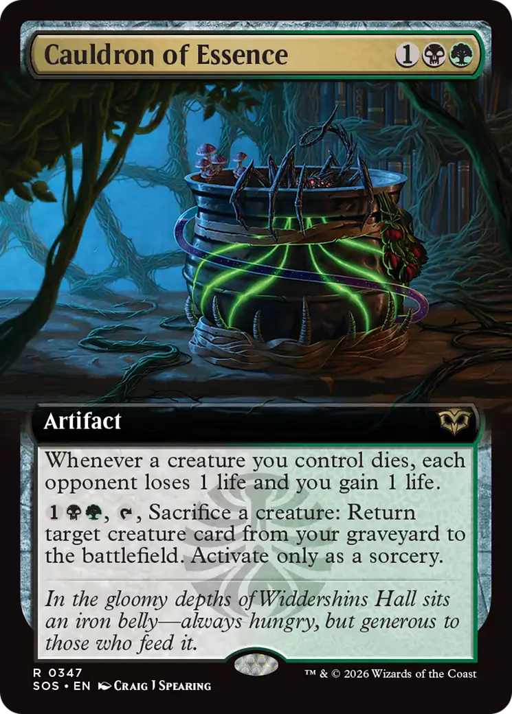 Cauldron of Essence (Extended Art) [Secrets of Strixhaven] | Exor Games Bridgewater