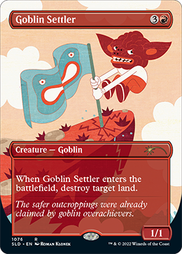 Goblin Settler (Borderless) [Secret Lair Drop Series] | Exor Games Bridgewater