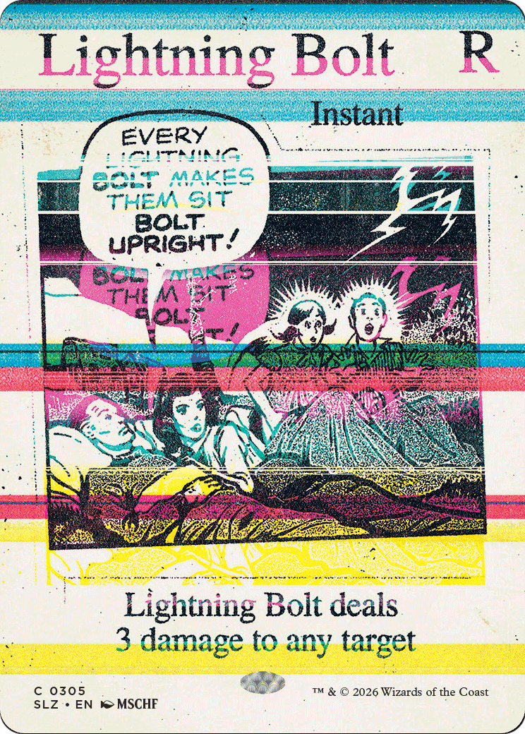 Lightning Bolt (0305) [Secret Lair x MSCHF: The Zeta Set] | Exor Games Bridgewater