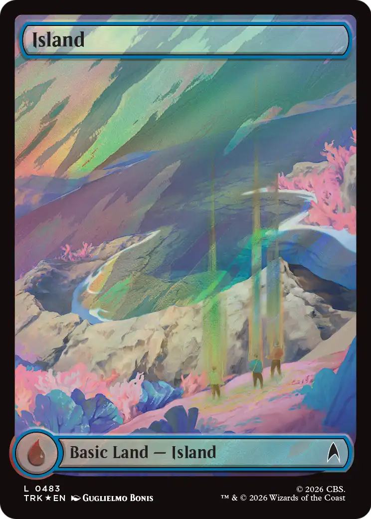 Island (0483) (Surge Foil) [Star Trek] | Exor Games Bridgewater