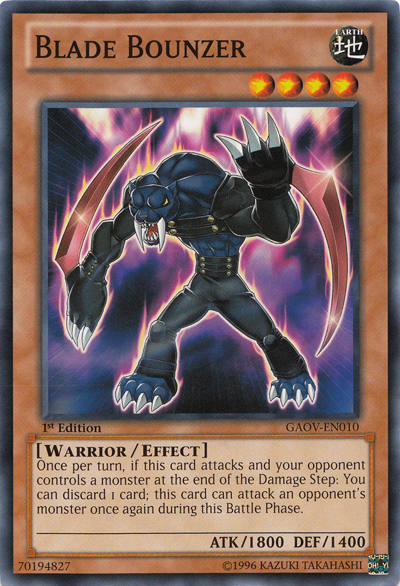 Blade Bounzer [GAOV-EN010] Common | Exor Games Bridgewater