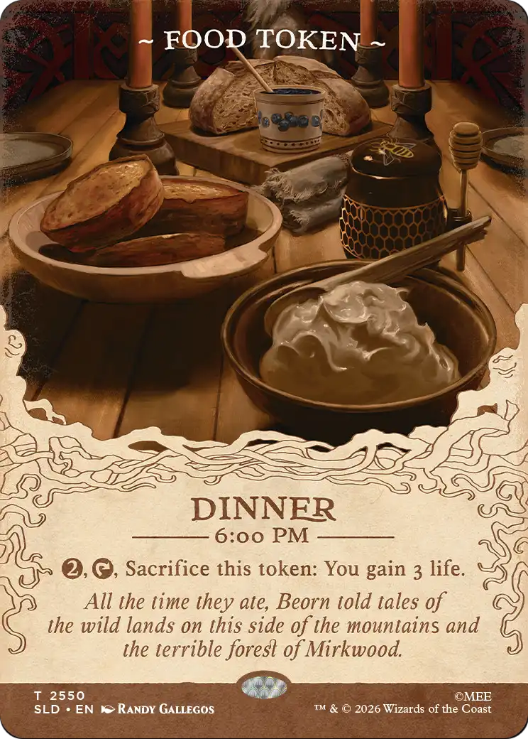 Food Token (2550) [Secret Lair Drop Series] | Exor Games Bridgewater