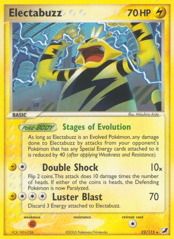 Electabuzz (22/115) [EX: Unseen Forces] | Exor Games Bridgewater