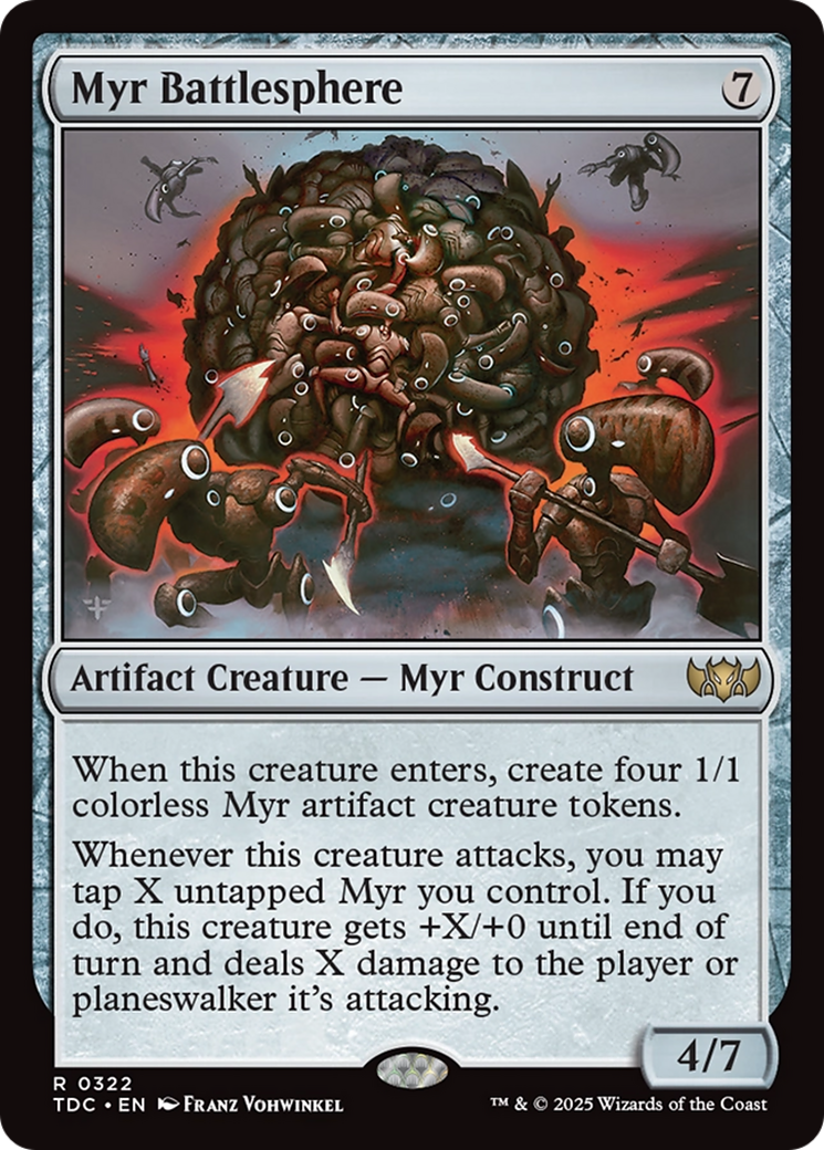 Myr Battlesphere [Tarkir: Dragonstorm Commander] | Exor Games Bridgewater