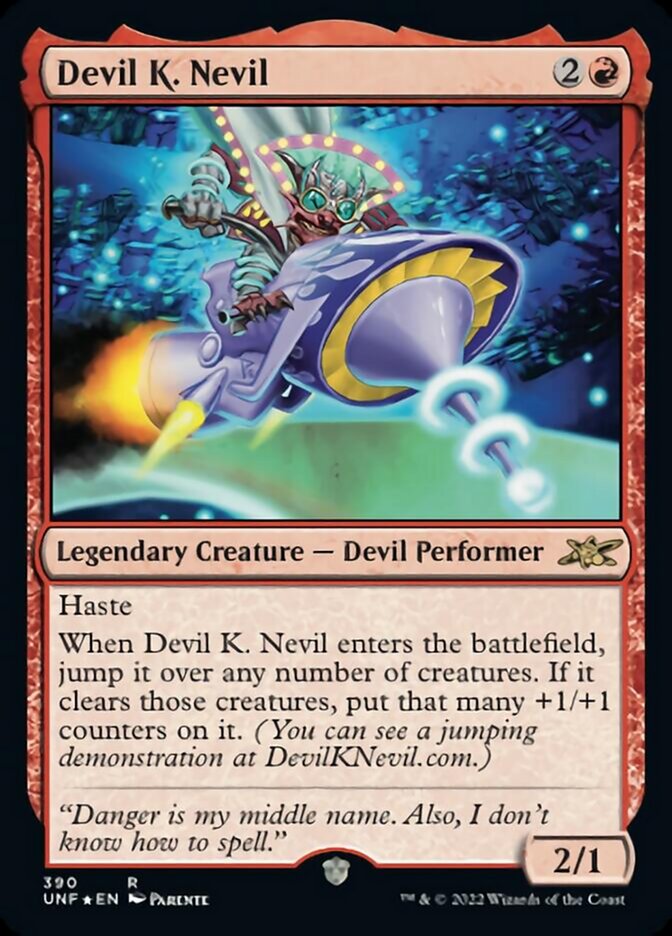 Devil K. Nevil (Galaxy Foil) [Unfinity] | Exor Games Bridgewater