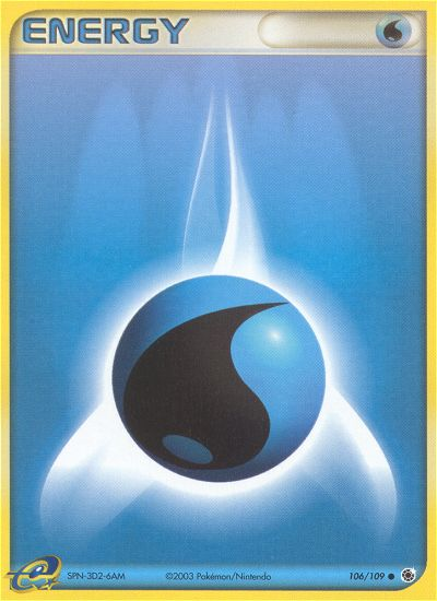 Water Energy (106/109) [EX: Ruby & Sapphire] | Exor Games Bridgewater