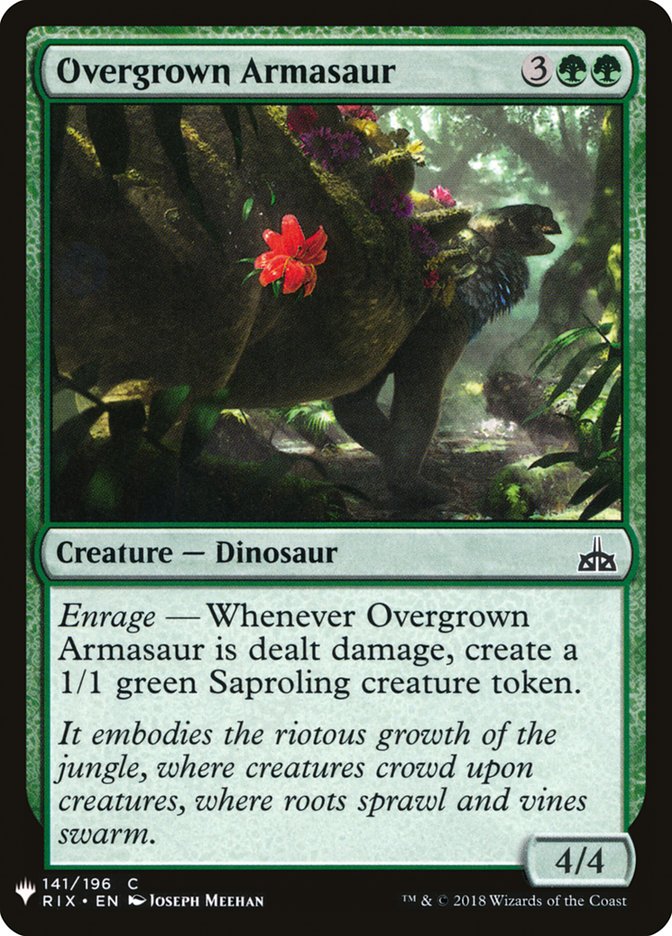 Overgrown Armasaur [Mystery Booster] | Exor Games Bridgewater