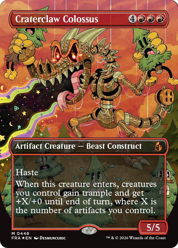 Craterclaw Colossus (Borderless) (0446) [Reality Fracture] | Exor Games Bridgewater