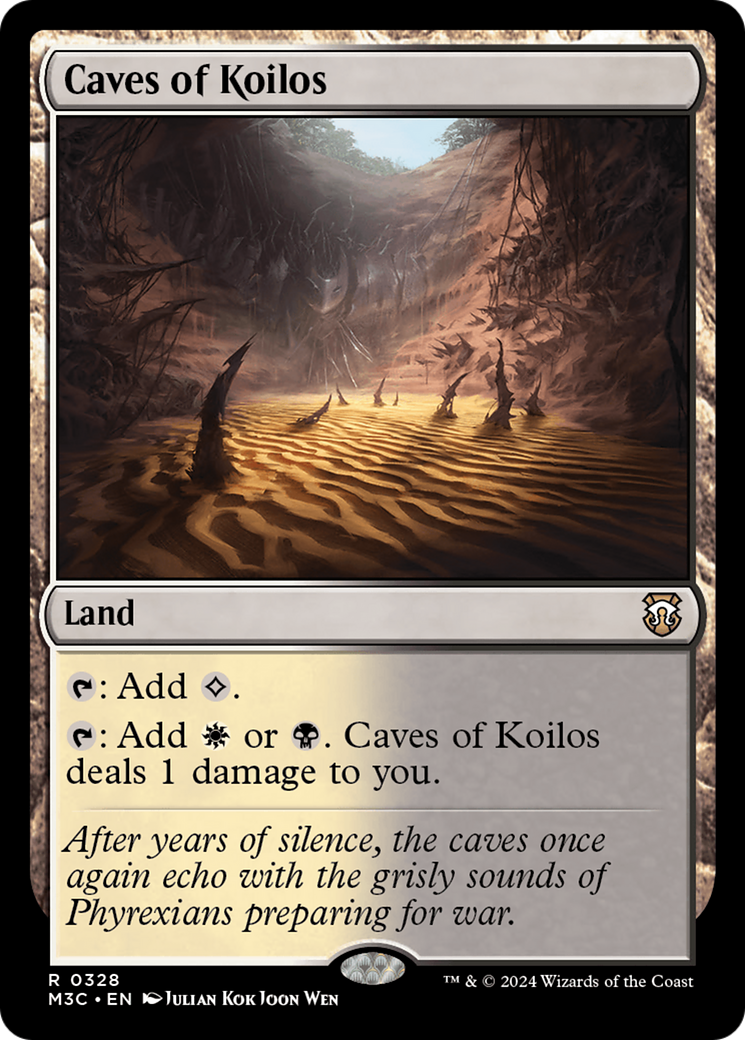 Caves of Koilos (Ripple Foil) [Modern Horizons 3 Commander] | Exor Games Bridgewater