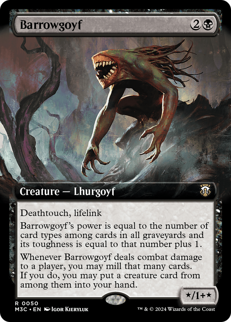 Barrowgoyf (Extended Art) [Modern Horizons 3 Commander] | Exor Games Bridgewater