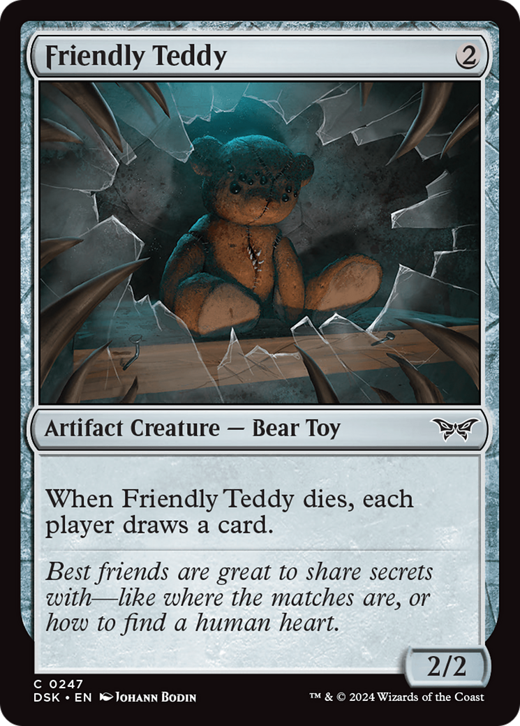 Friendly Teddy [Duskmourn: House of Horror] | Exor Games Bridgewater