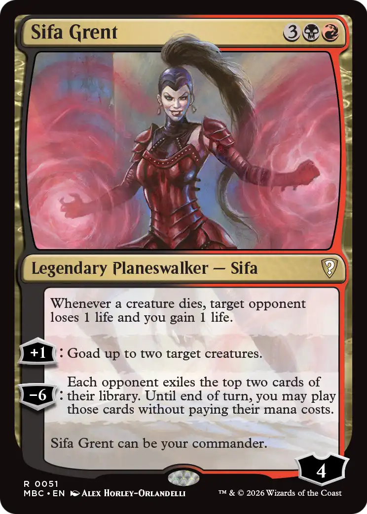 Sifa Grent [Mystery Booster: Commander Edition] | Exor Games Bridgewater