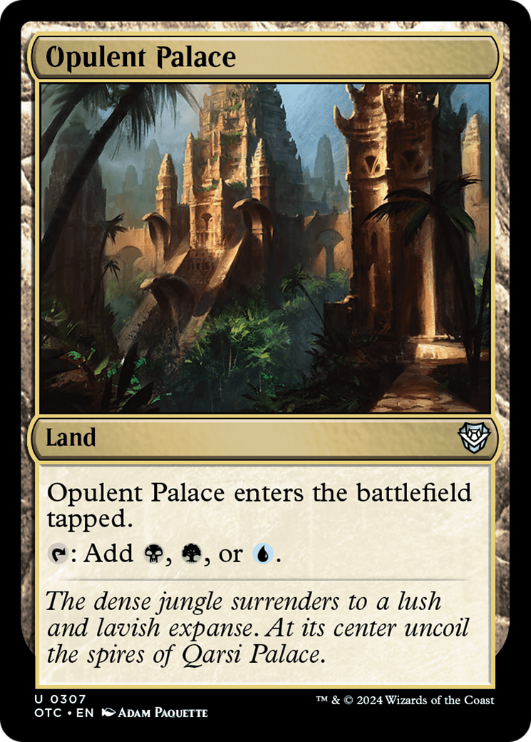 Opulent Palace [Outlaws of Thunder Junction Commander] | Exor Games Bridgewater