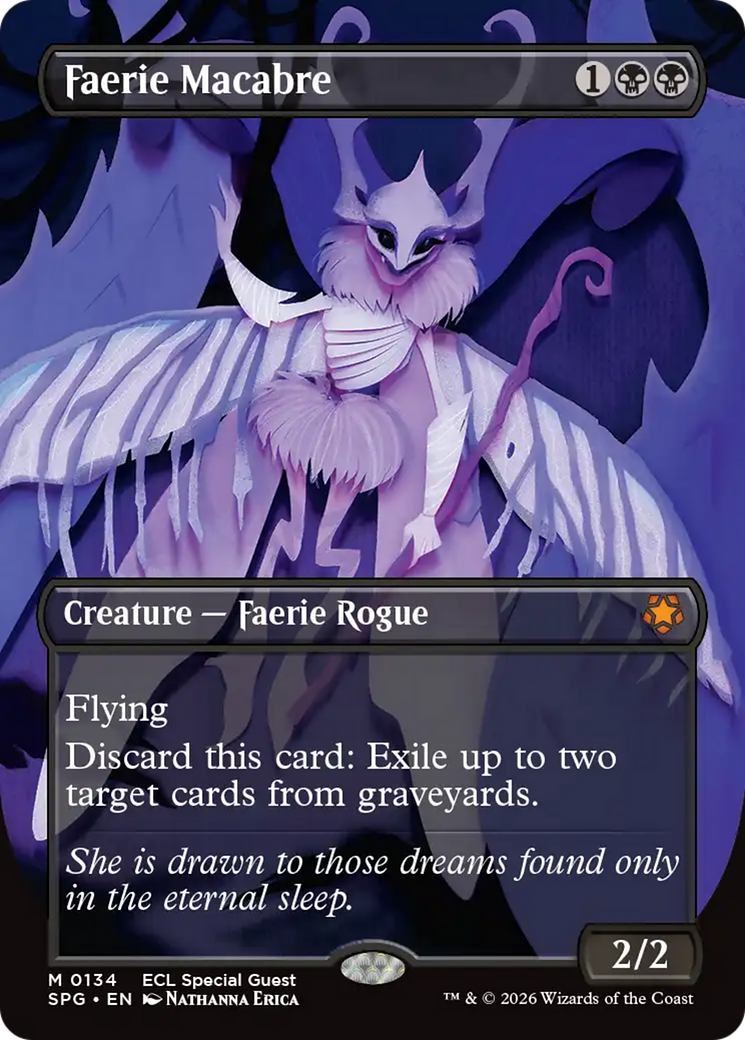 Faerie Macabre (Borderless) [Lorwyn Eclipsed Special Guests] | Exor Games Bridgewater