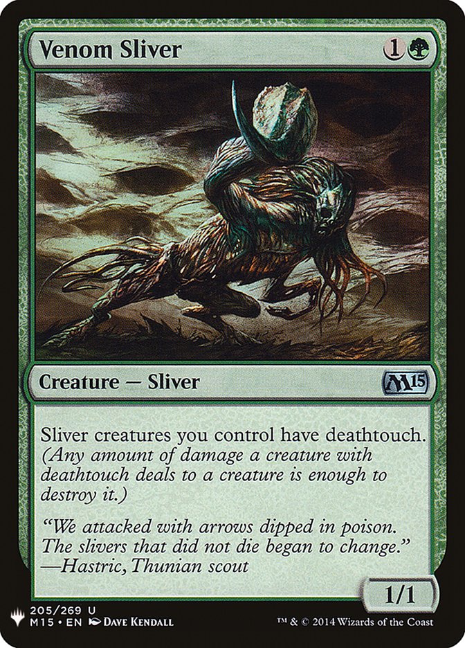 Venom Sliver [Mystery Booster] | Exor Games Bridgewater