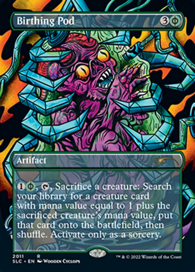 Birthing Pod (Borderless Alternate Art) [Secret Lair Countdown Kit] | Exor Games Bridgewater