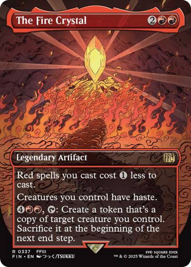 The Fire Crystal (Borderless) [FINAL FANTASY] | Exor Games Bridgewater