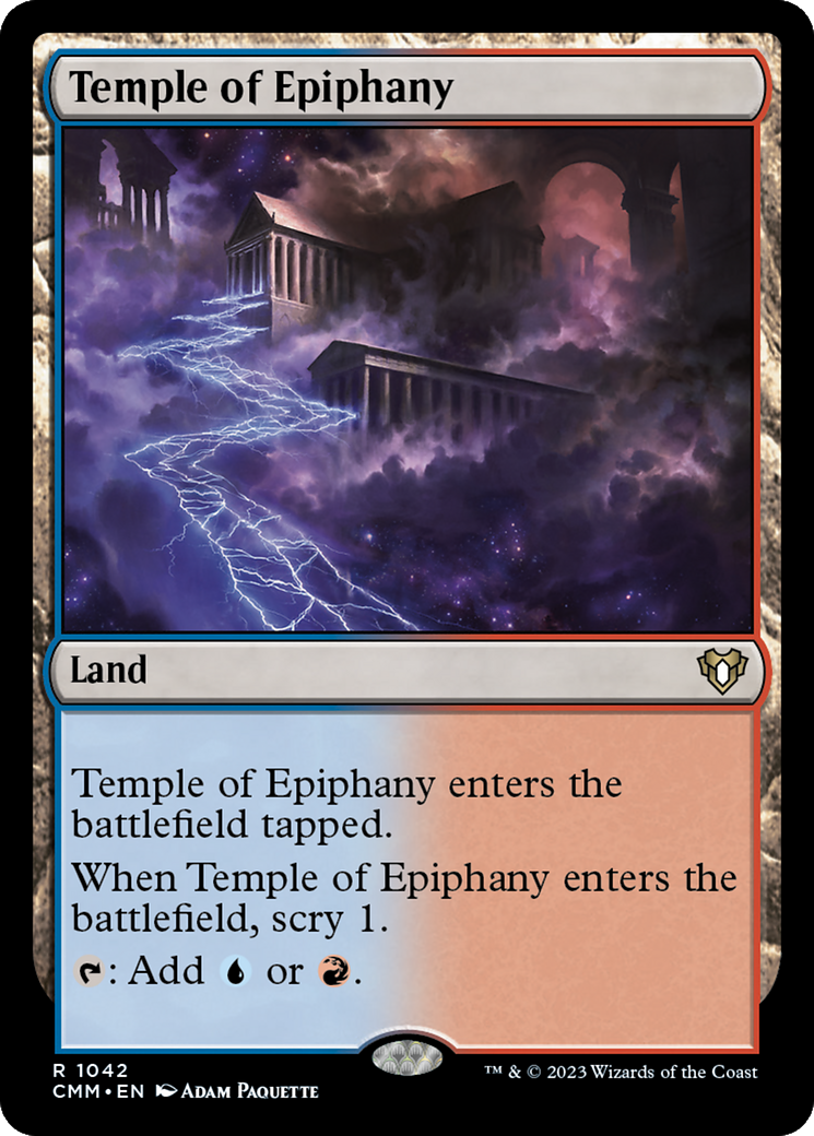 Temple of Epiphany [Commander Masters] | Exor Games Bridgewater