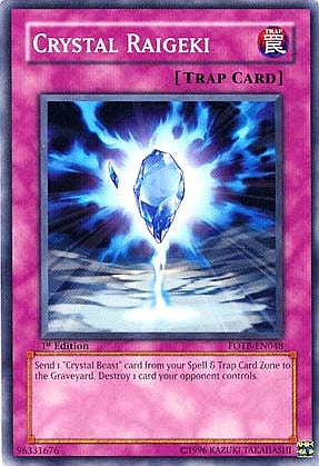 Crystal Raigeki [FOTB-EN048] Common | Exor Games Bridgewater
