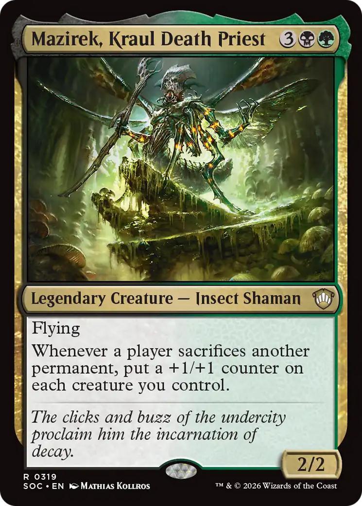 Mazirek, Kraul Death Priest [Secrets of Strixhaven Commander] | Exor Games Bridgewater