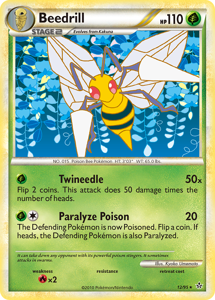 Beedrill (12/95) [HeartGold & SoulSilver: Unleashed] | Exor Games Bridgewater