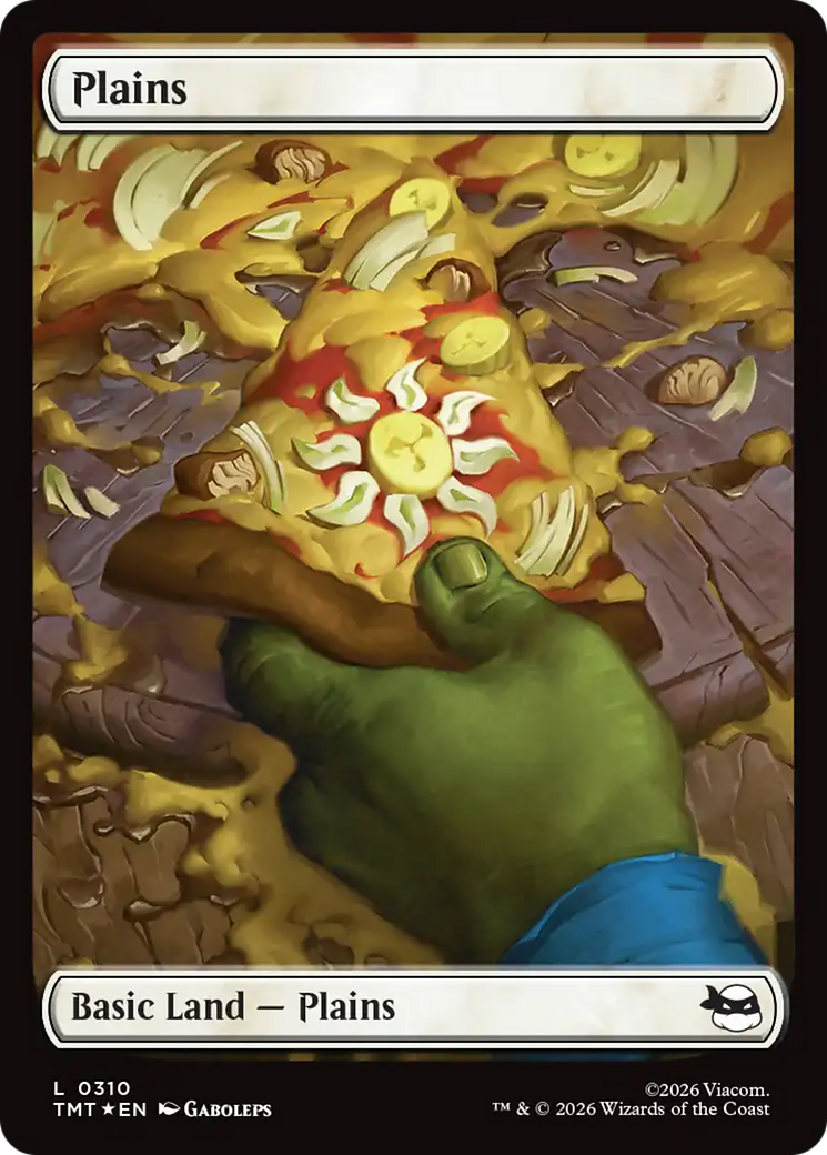 Plains (0310) (Surge Foil) [Teenage Mutant Ninja Turtles] | Exor Games Bridgewater