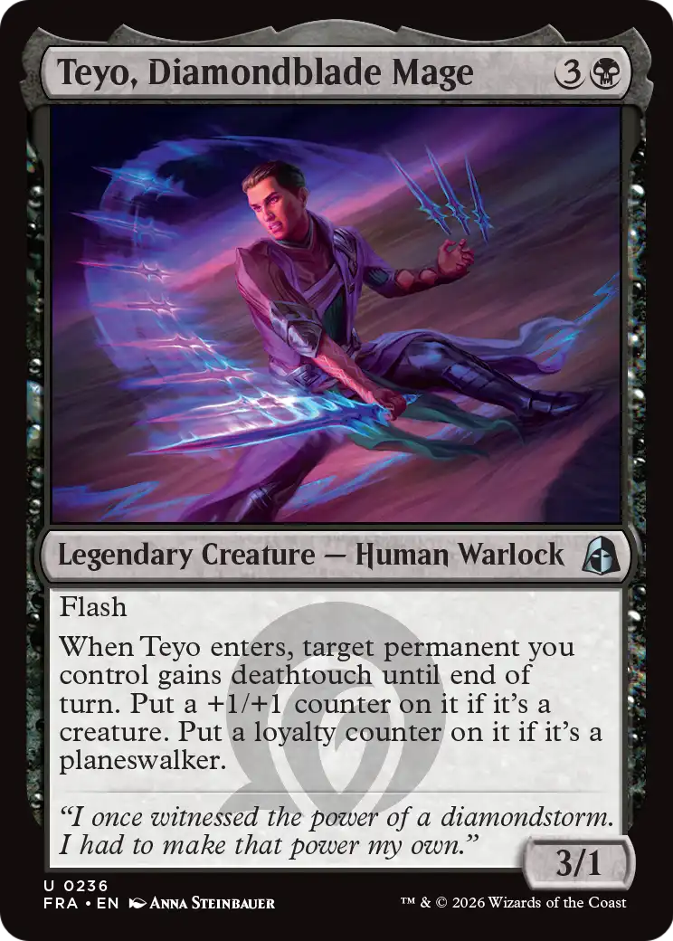 Teyo, Diamondblade Mage [Reality Fracture] | Exor Games Bridgewater