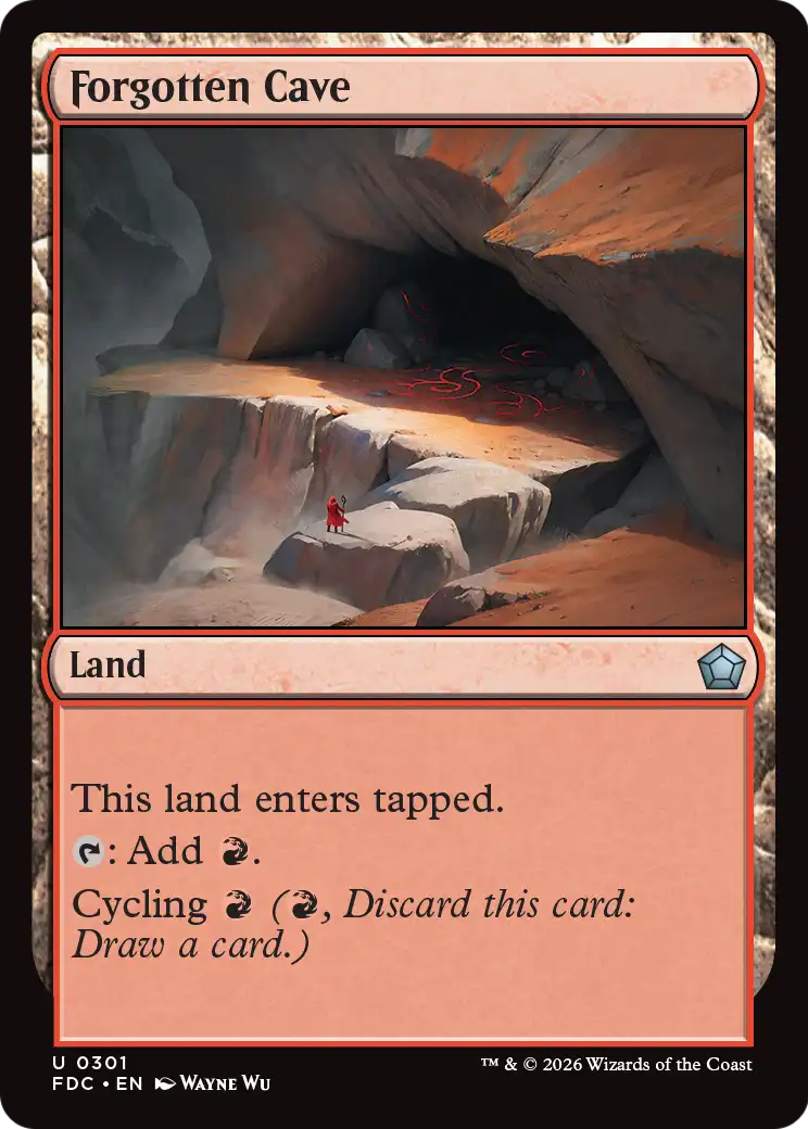 Forgotten Cave [Foundations Commander] | Exor Games Bridgewater