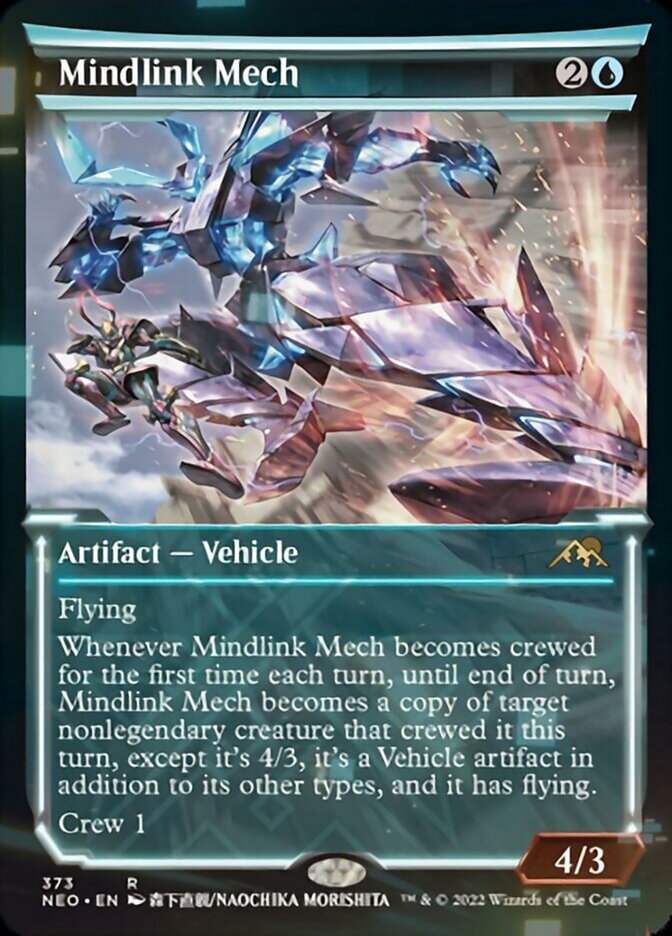 Mindlink Mech (Showcase Soft Glow) [Kamigawa: Neon Dynasty] | Exor Games Bridgewater