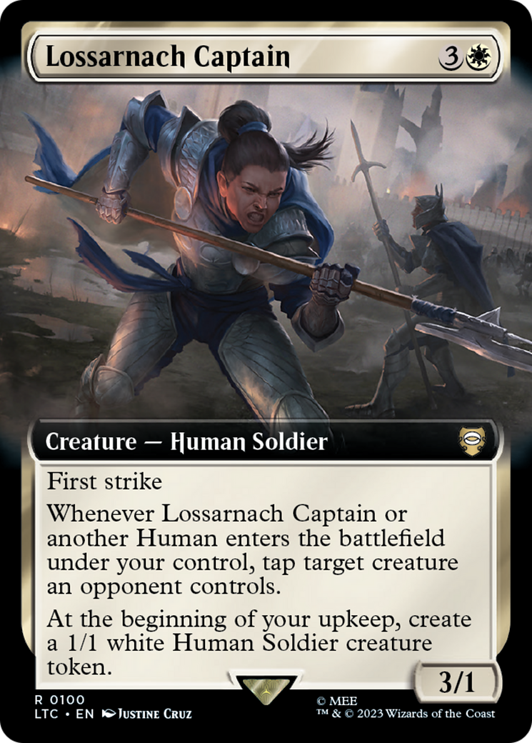 Lossarnach Captain (Extended Art) [The Lord of the Rings: Tales of Middle-Earth Commander] | Exor Games Bridgewater