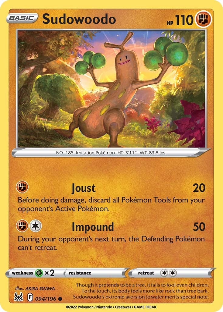 Sudowoodo (094/196) [Sword & Shield: Lost Origin] | Exor Games Bridgewater