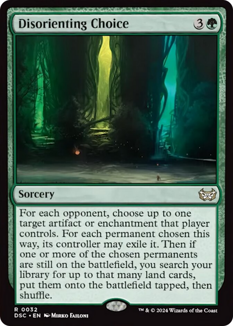 Disorienting Choice (Extended Art) [Duskmourn: House of Horror Commander] | Exor Games Bridgewater