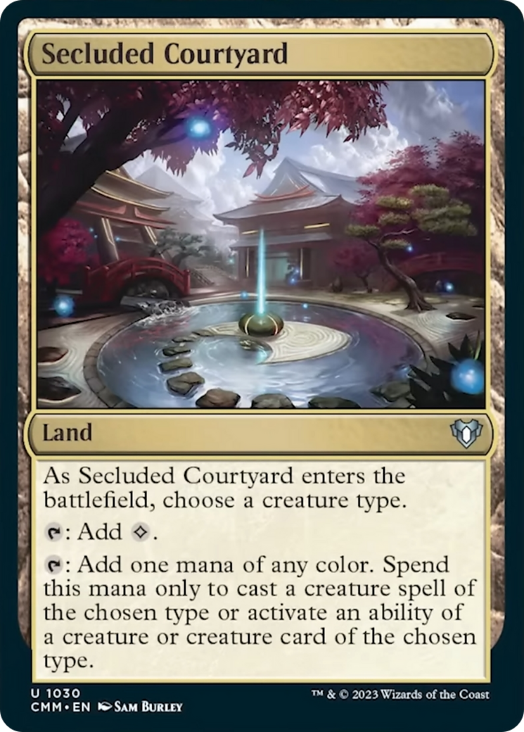 Secluded Courtyard [Commander Masters] | Exor Games Bridgewater