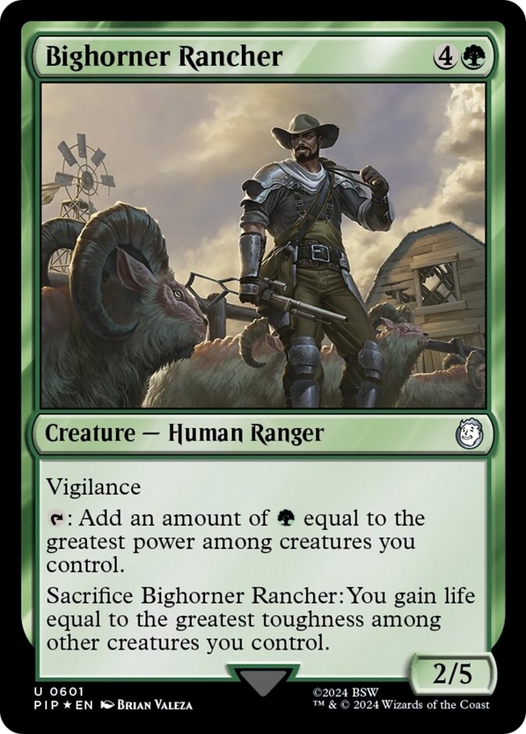 Bighorner Rancher (Surge Foil) [Fallout] | Exor Games Bridgewater