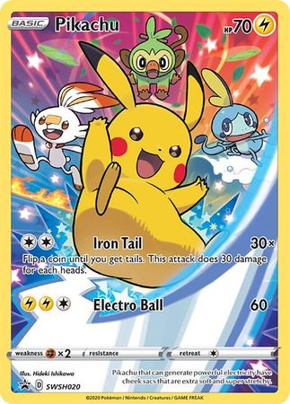 Pikachu (SWSH020) [Sword & Shield: Black Star Promos] | Exor Games Bridgewater