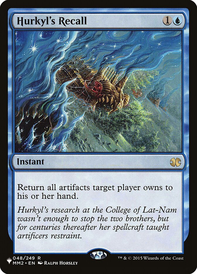 Hurkyl's Recall [The List] | Exor Games Bridgewater