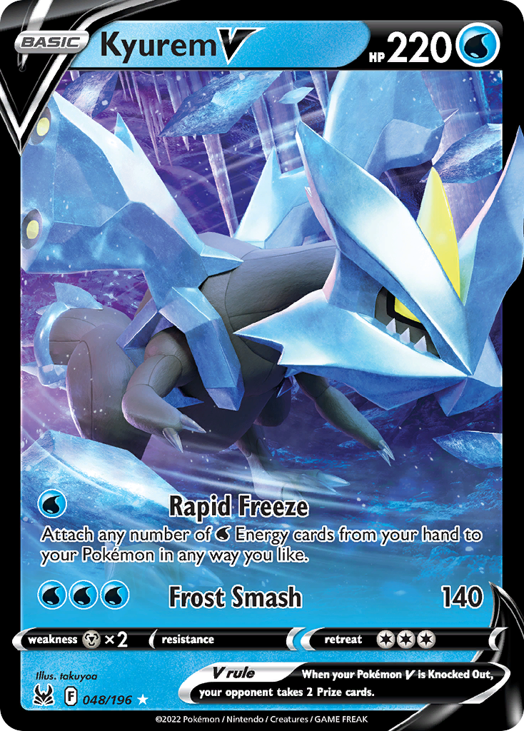 Kyurem V (048/196) (Jumbo Card) [Sword & Shield: Lost Origin] | Exor Games Bridgewater