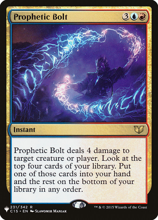 Prophetic Bolt [The List] | Exor Games Bridgewater