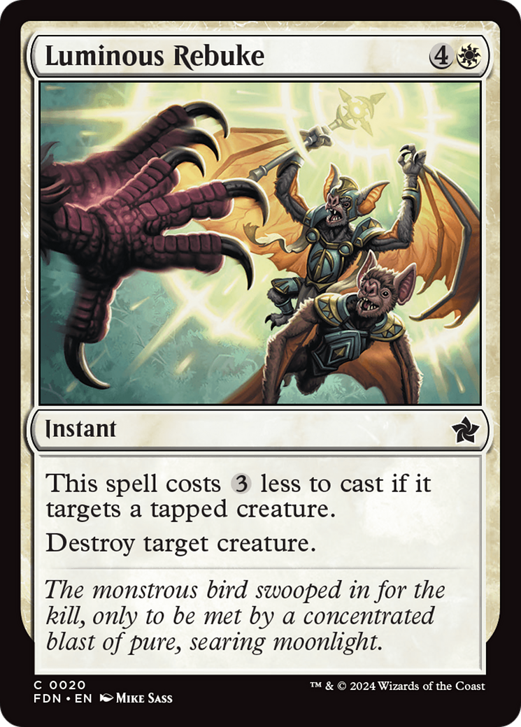 Luminous Rebuke [Foundations] | Exor Games Bridgewater