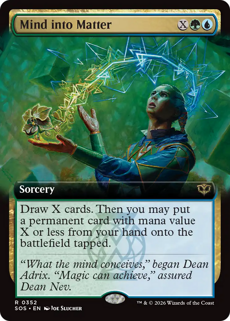 Mind into Matter (Extended Art) [Secrets of Strixhaven] | Exor Games Bridgewater