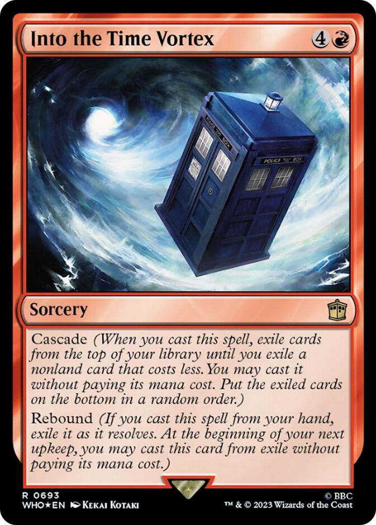 Into the Time Vortex (Surge Foil) [Doctor Who] | Exor Games Bridgewater