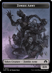 Servo // Zombie Army Double-Sided Token [Modern Horizons 3 Tokens] | Exor Games Bridgewater