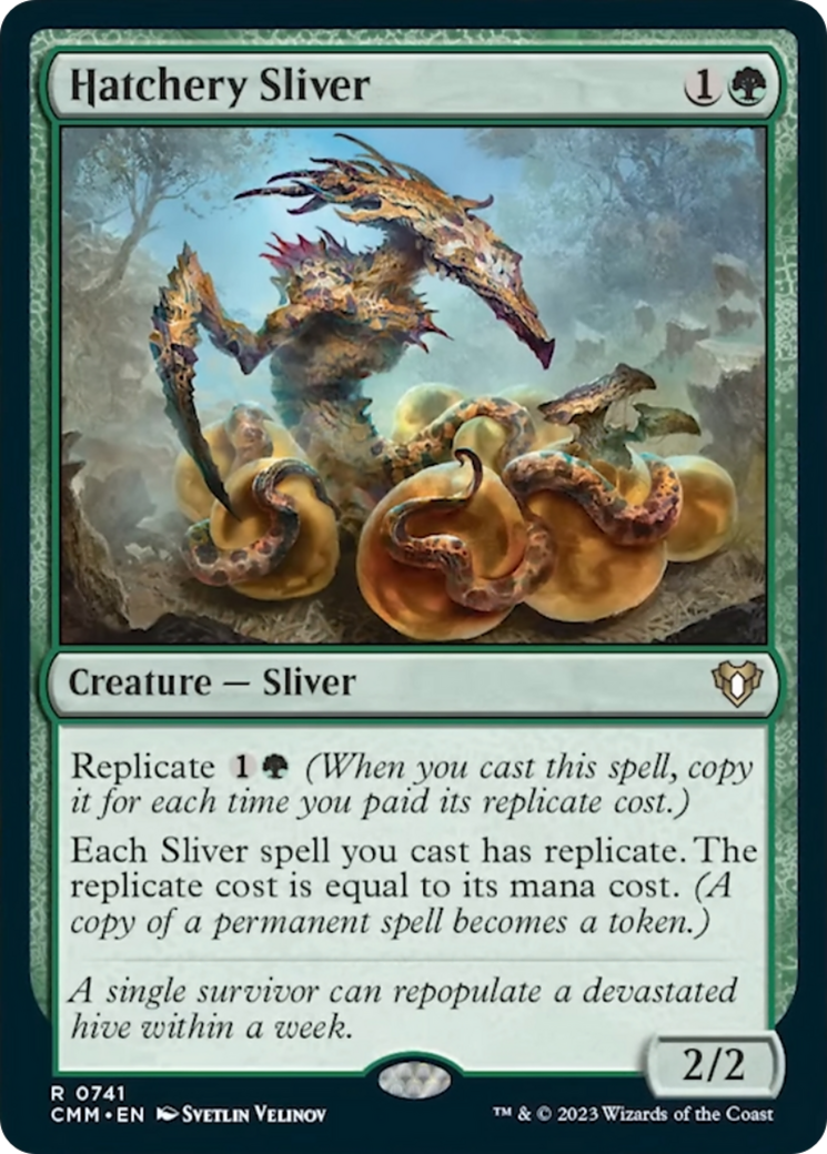 Hatchery Sliver [Commander Masters] | Exor Games Bridgewater