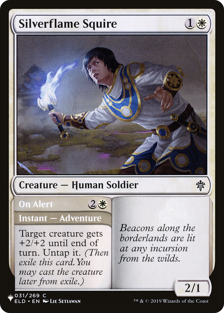 Silverflame Squire [The List Reprints] | Exor Games Bridgewater