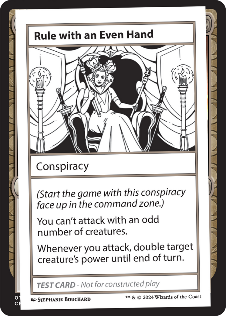 Rule with an Even Hand [Mystery Booster 2 Playtest Cards] | Exor Games Bridgewater