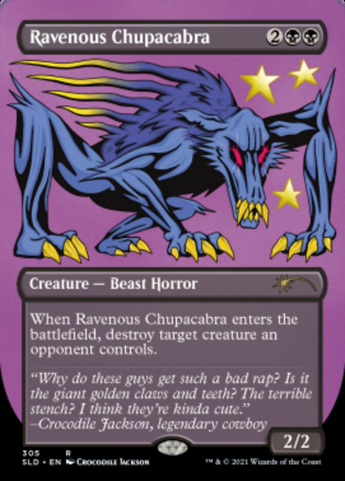 Ravenous Chupacabra (Borderless) (Foil Etched) [Secret Lair Drop Series] | Exor Games Bridgewater