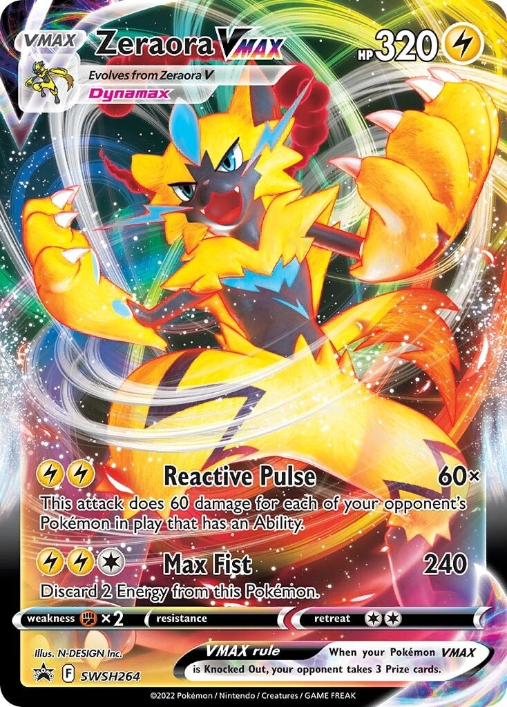 Zeraora VMAX (SWSH264) [Sword & Shield: Black Star Promos] | Exor Games Bridgewater