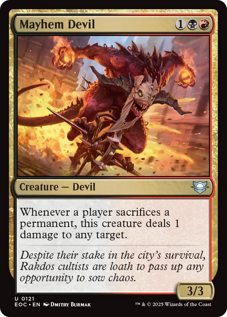 Mayhem Devil [Edge of Eternities Commander] | Exor Games Bridgewater